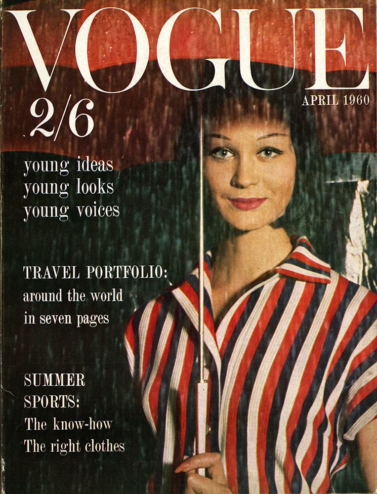 British Vogue Cover April 1960