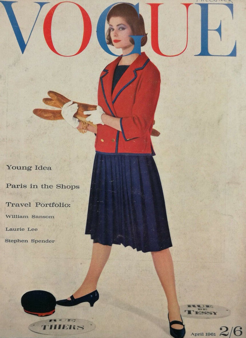 British Vogue Cover April 1961