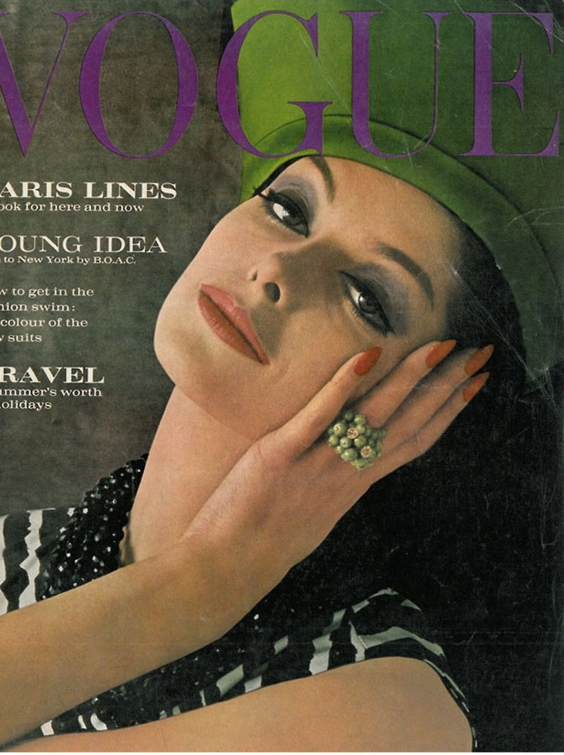 British Vogue Cover April 1962