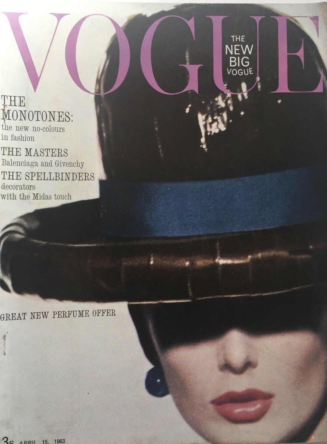 British Vogue Cover April 1963