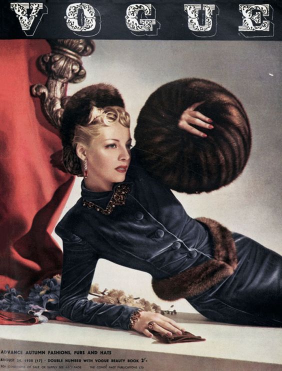 British Vogue Cover August 1938