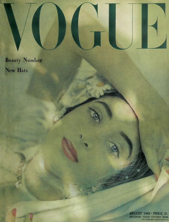 British Vogue Cover August 1948