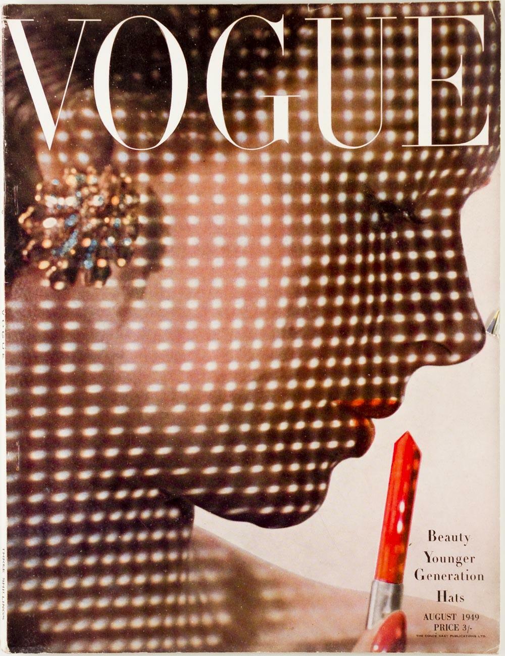 British Vogue Cover August 1949