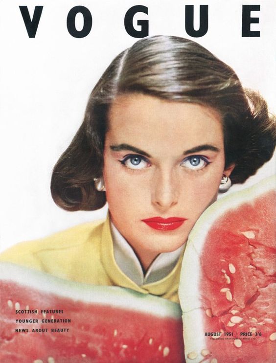 British Vogue Cover August 1951