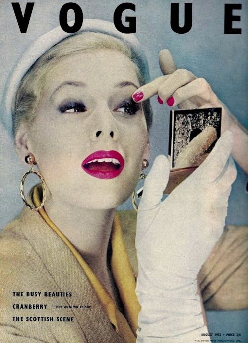 British Vogue Cover August 1953