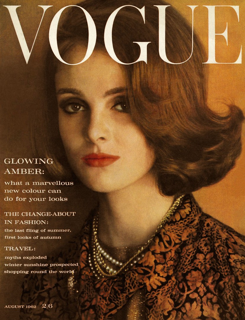 British Vogue Cover August 1962