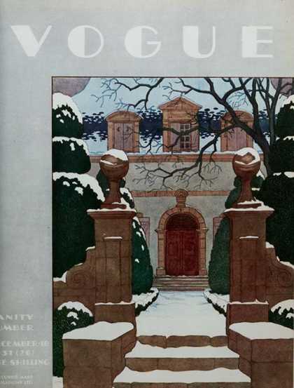 British Vogue Cover December 1931