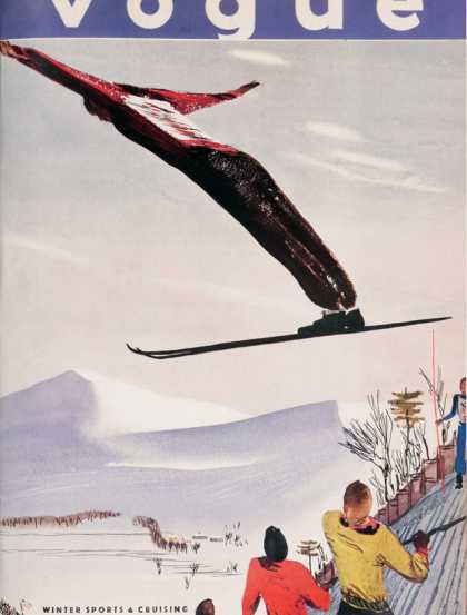 British Vogue Cover December 1936