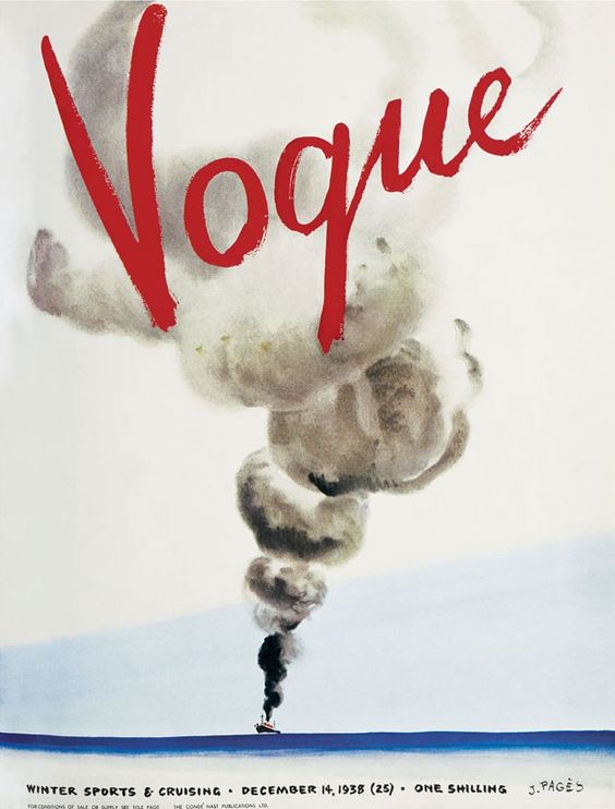 British Vogue Cover December 1938