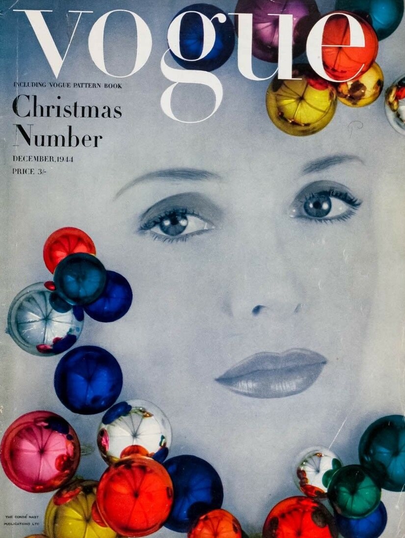 British Vogue Cover December 1944