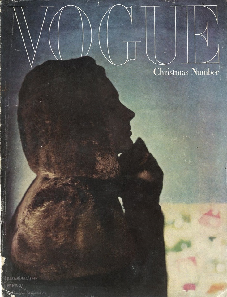 British Vogue Cover December 1945