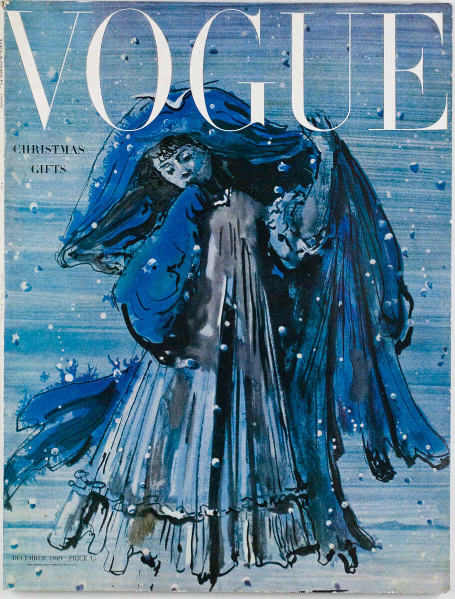 British Vogue Cover December 1949