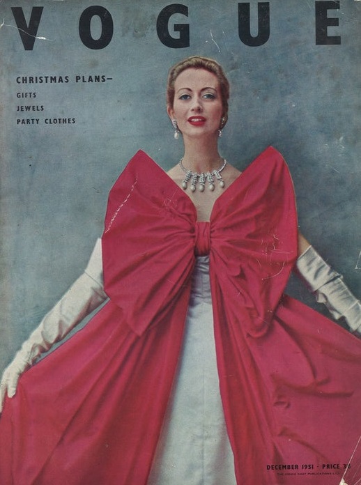 British Vogue Cover December 1951