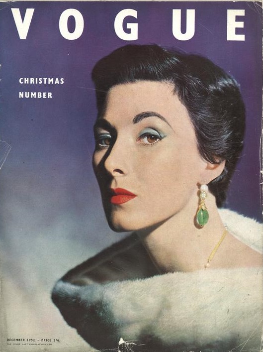 British Vogue Cover December 1952