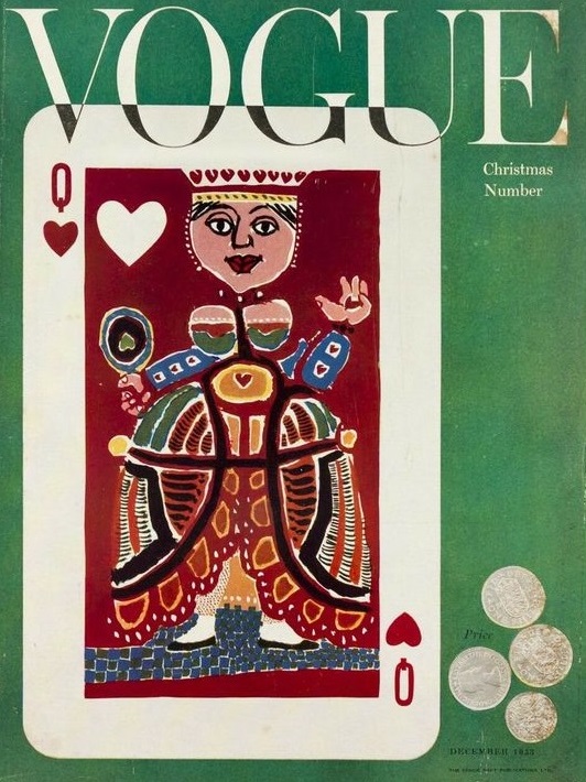 British Vogue Cover December 1953