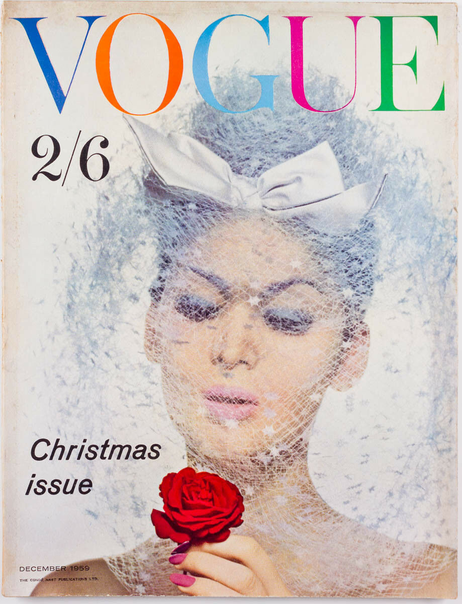 British Vogue Cover December 1959