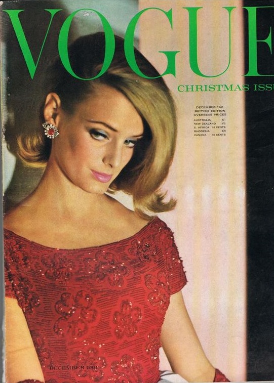 British Vogue Cover December 1961