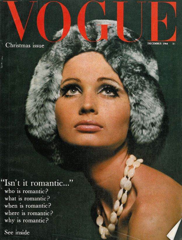 British Vogue Cover December 1964