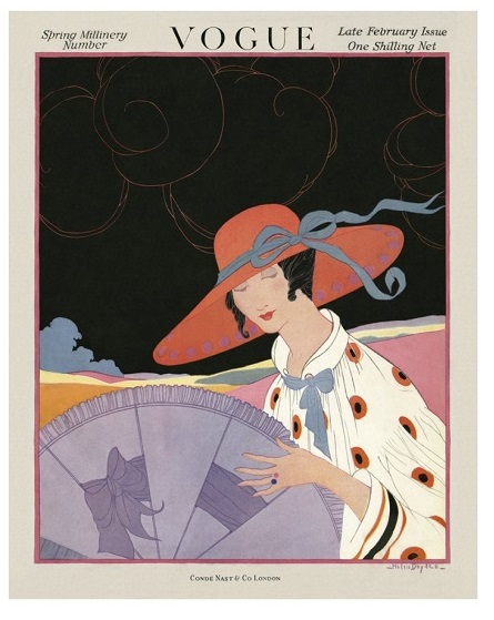 British Vogue Cover February 1917