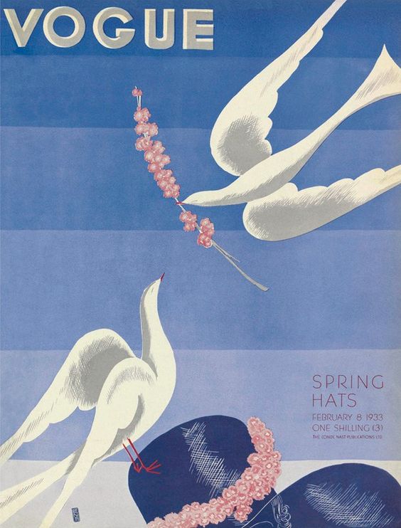 British Vogue Cover February 1933