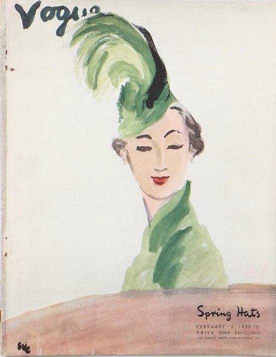 British Vogue Cover February 1935