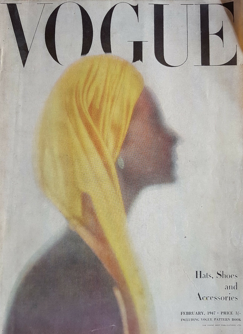 British Vogue Cover February 1947