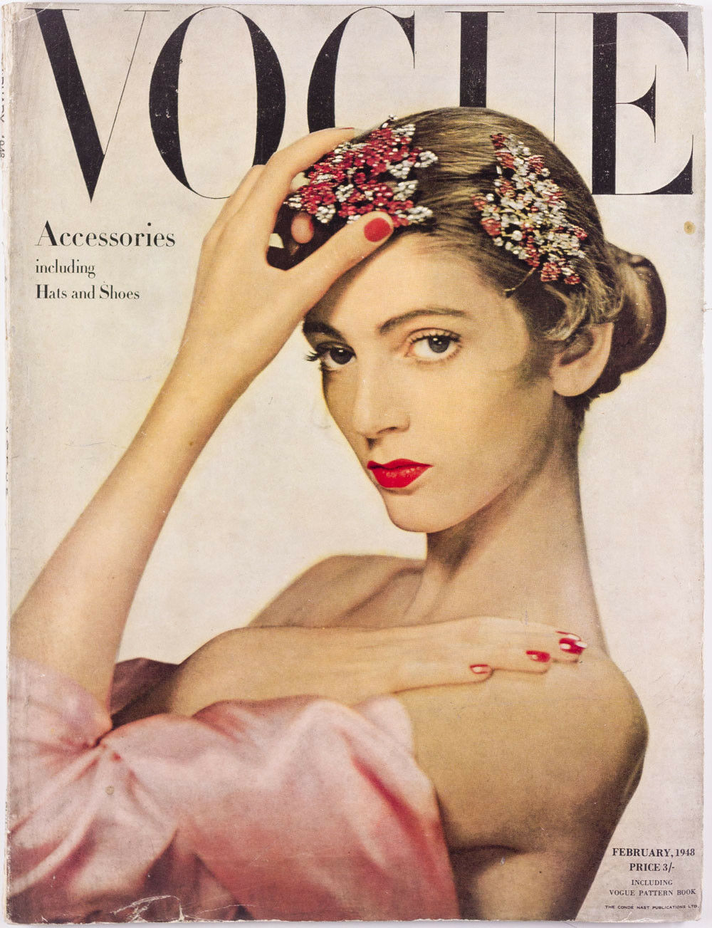 British Vogue Cover February 1948