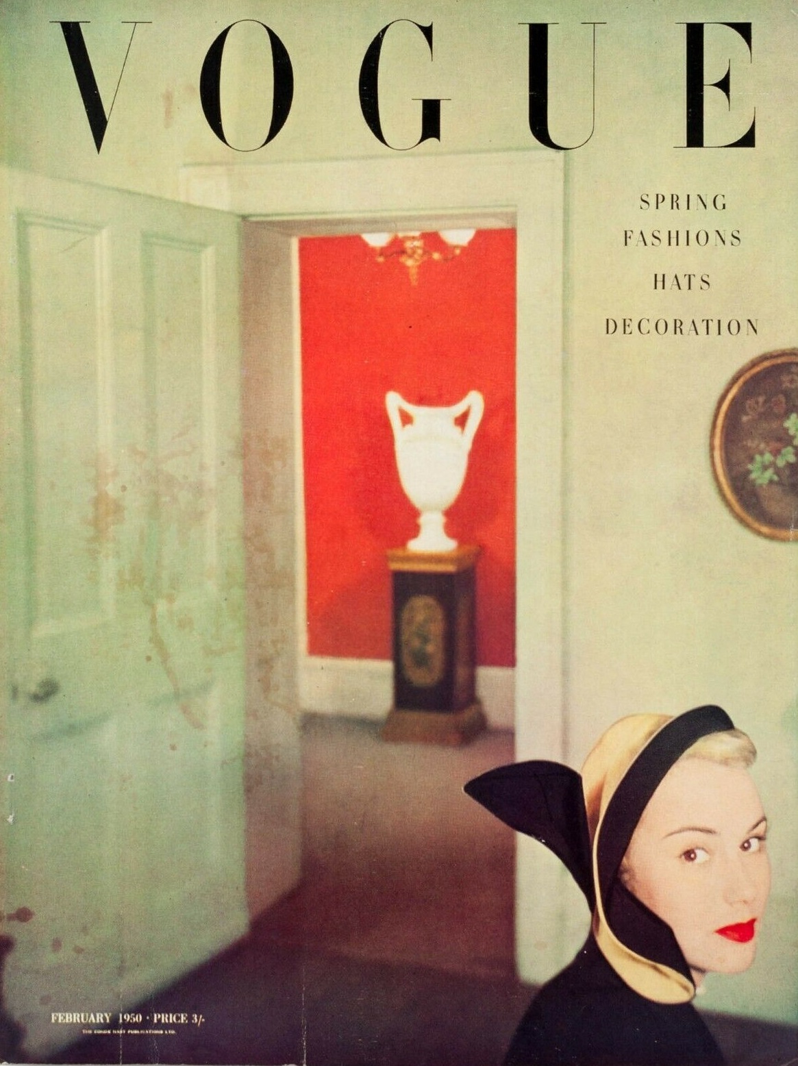 British Vogue Cover February 1950