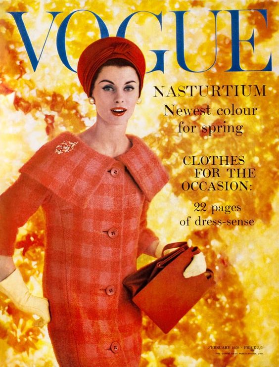 British Vogue Cover February 1959