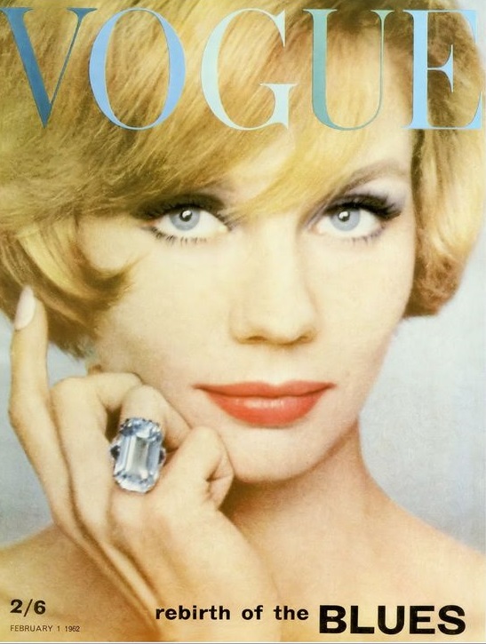 British Vogue Cover February 1962