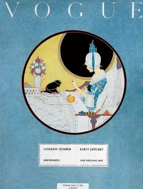 British Vogue Cover January 1917