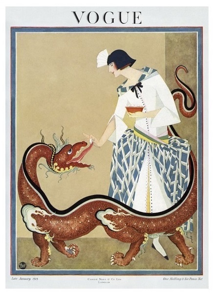 British Vogue Cover January 1923