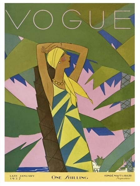 British Vogue Cover January 1927