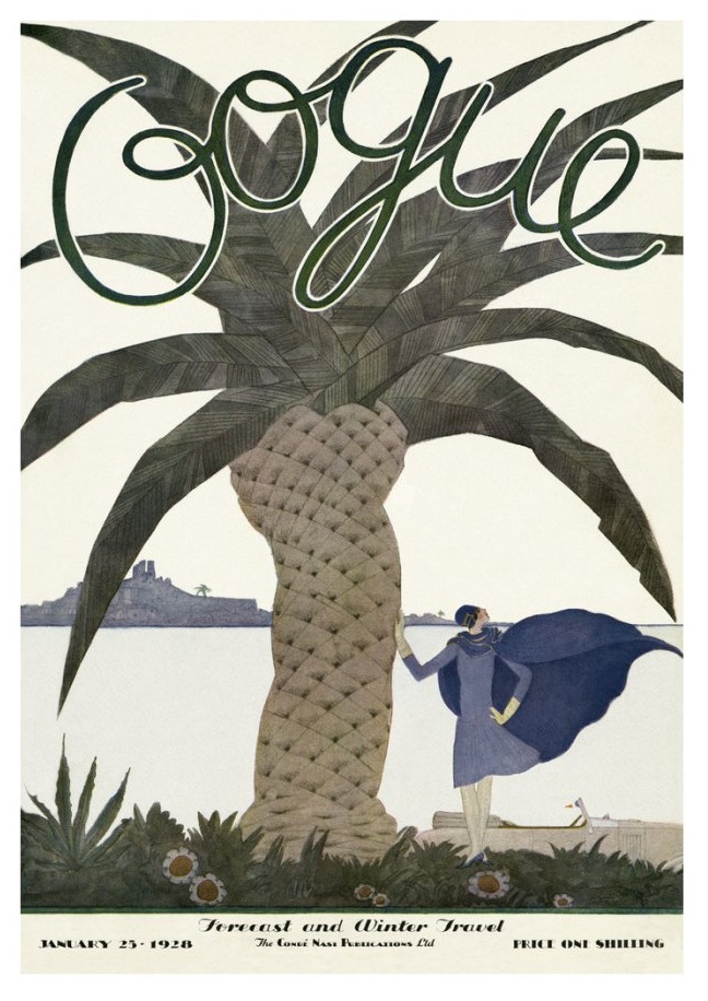 British Vogue Cover January 1928