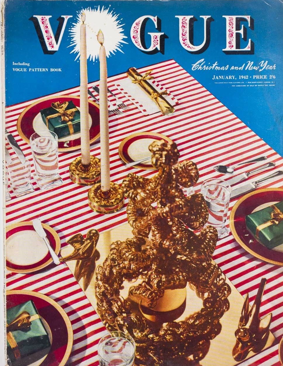 British Vogue Cover January 1942