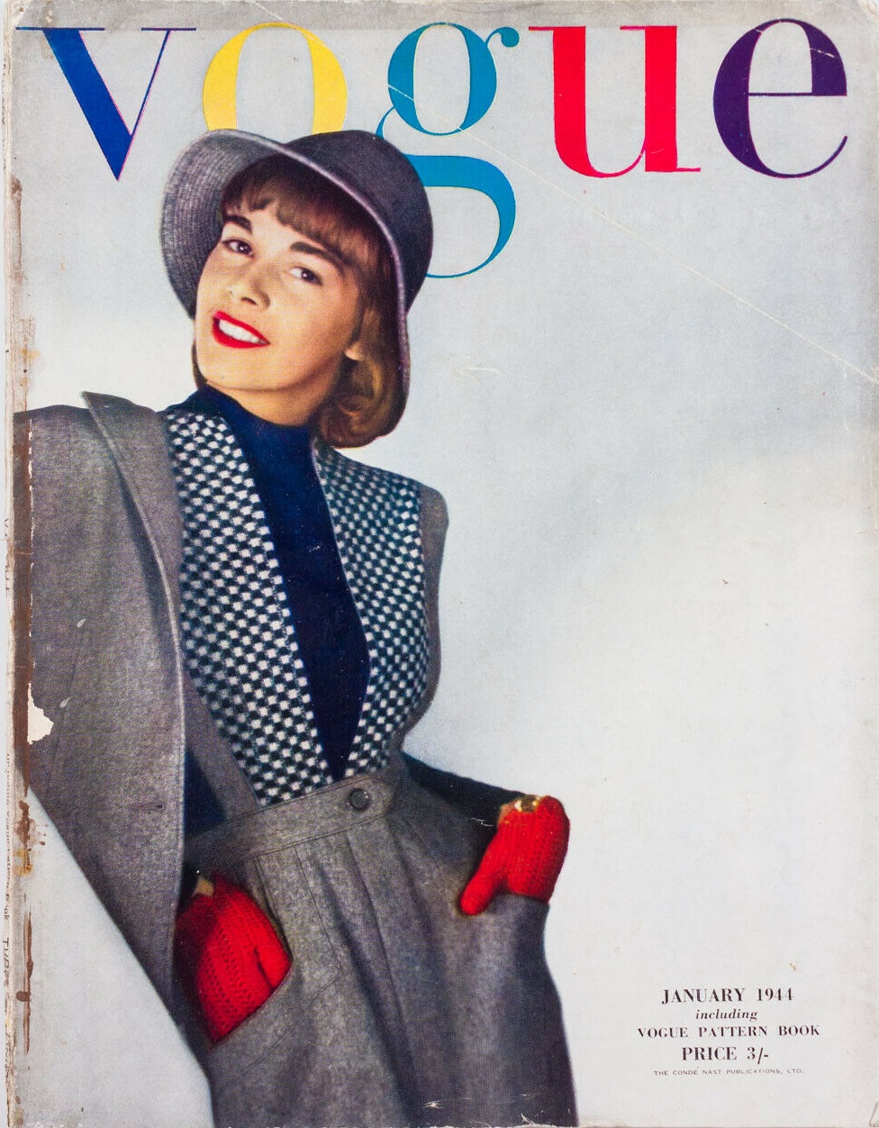 British Vogue Cover January 1944