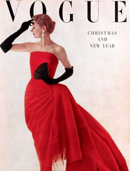 British Vogue Cover January 1950