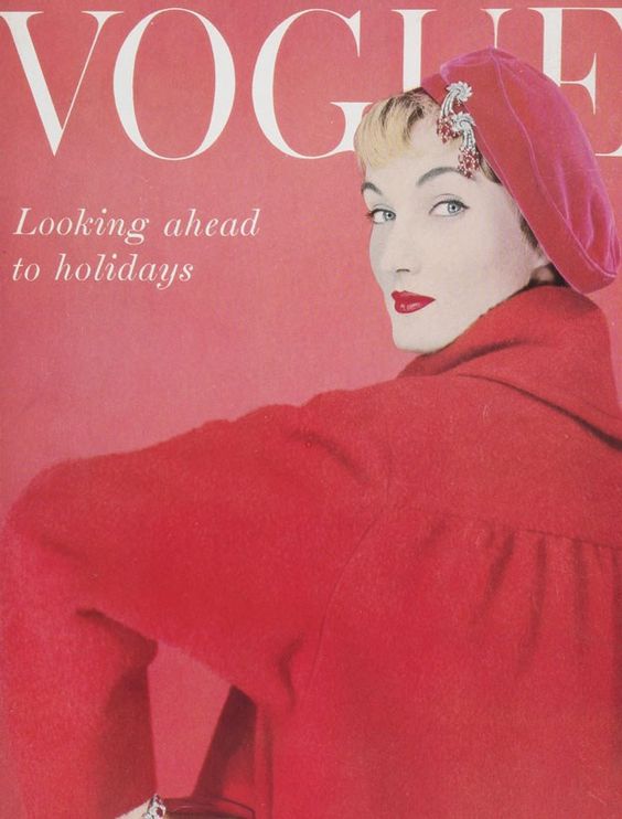 British Vogue Cover January 1955