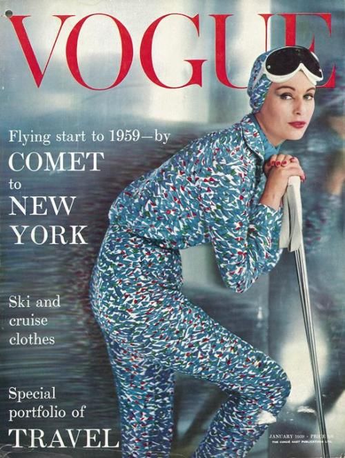 British Vogue Cover January 1959