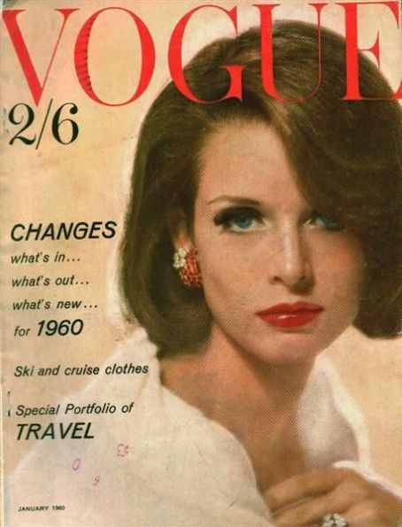 British Vogue Cover January 1960