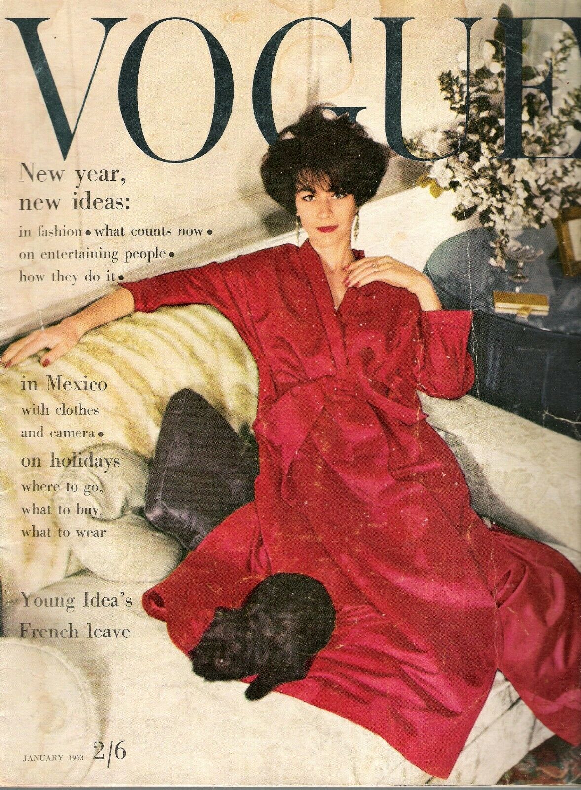 British Vogue Cover January 1963