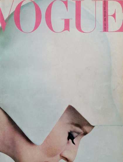 British Vogue Cover January 1964