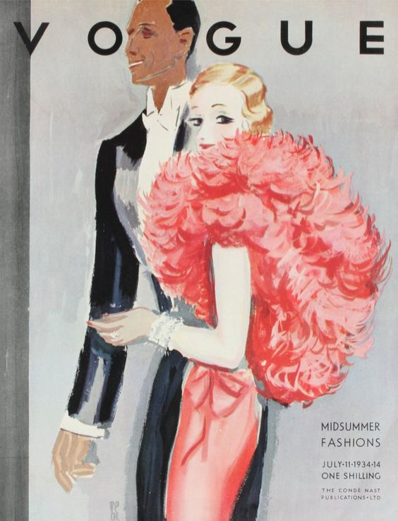 British Vogue Cover July 1934