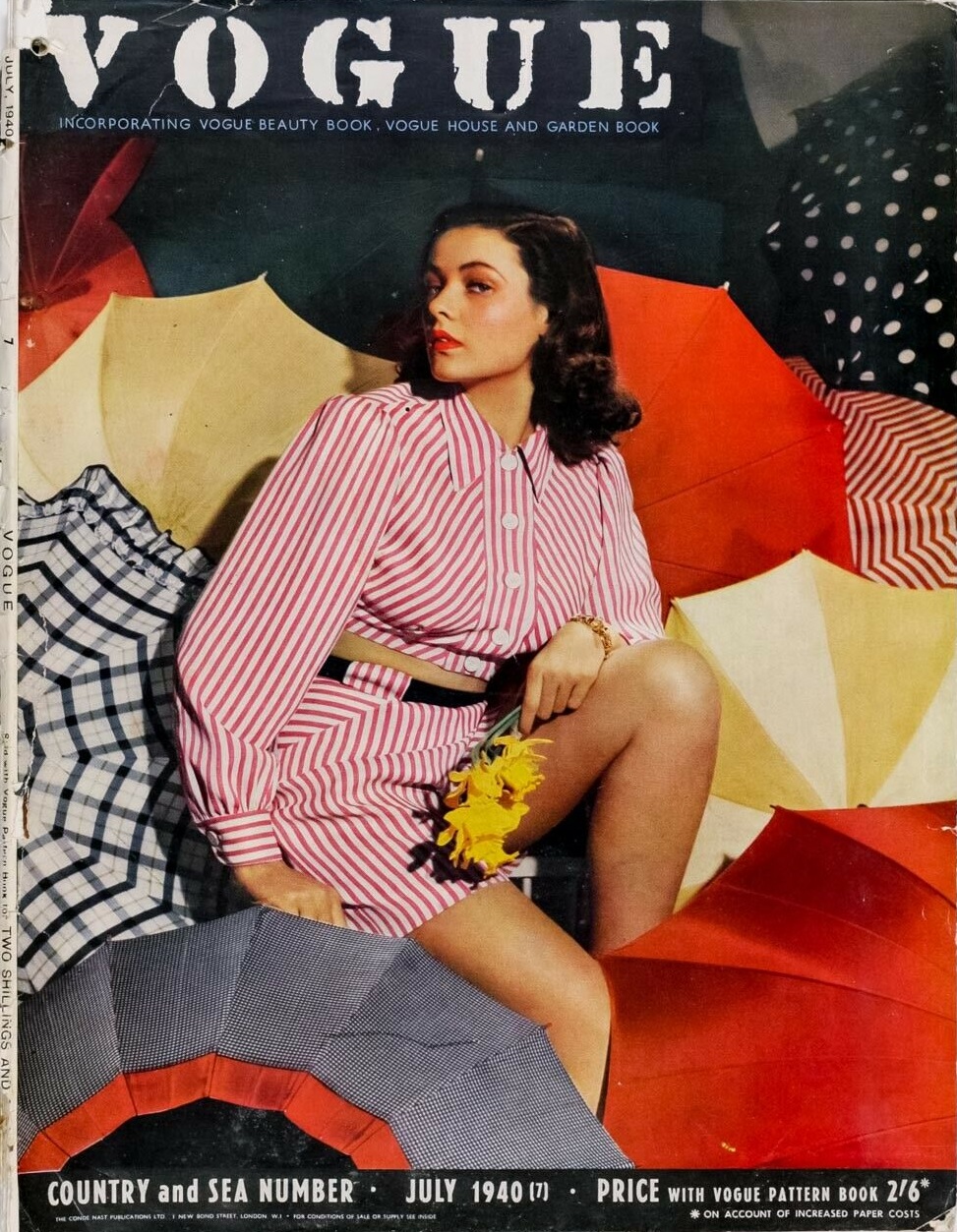 British Vogue Cover July 1940