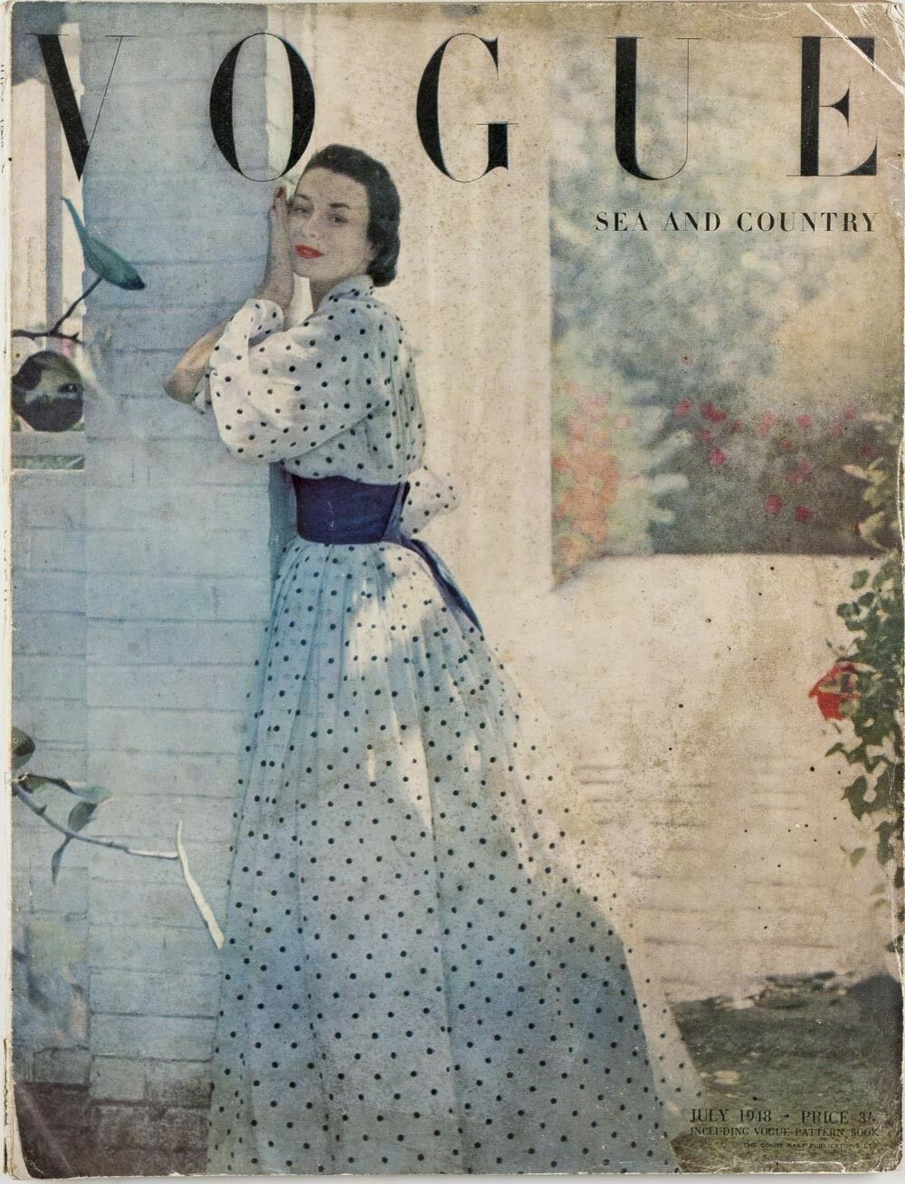 British Vogue Cover July 1948