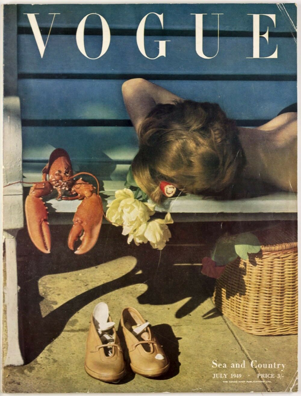 British Vogue Cover July 1949