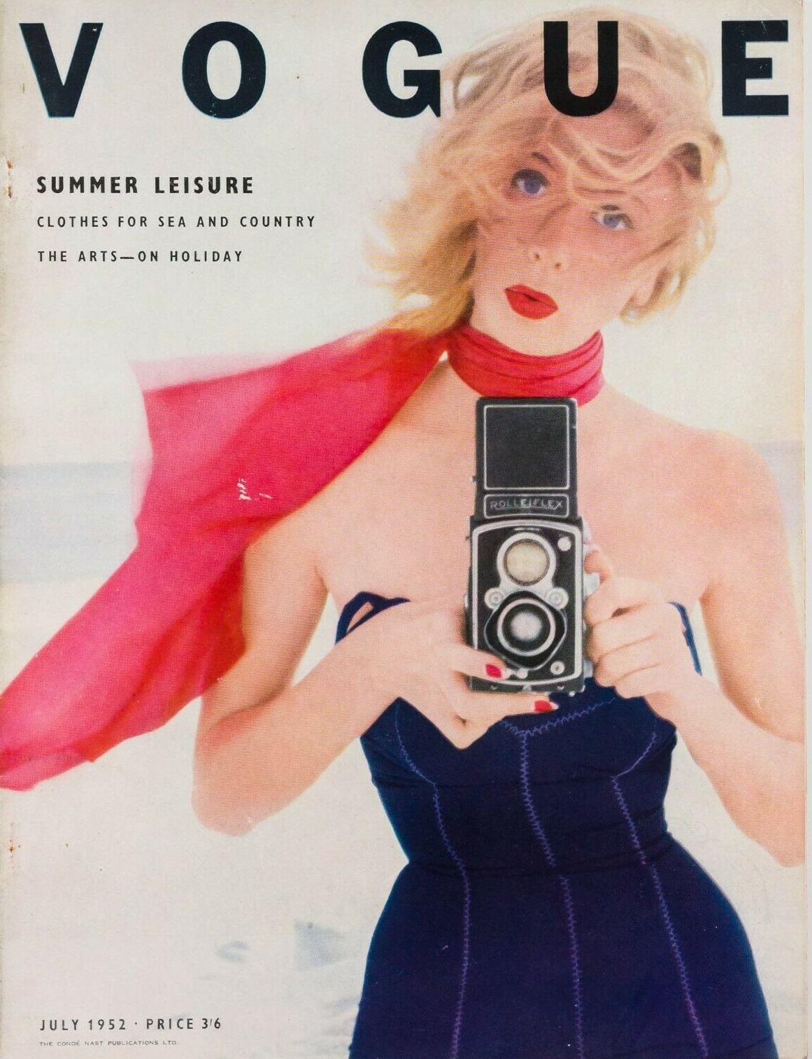 British Vogue Cover July 1952