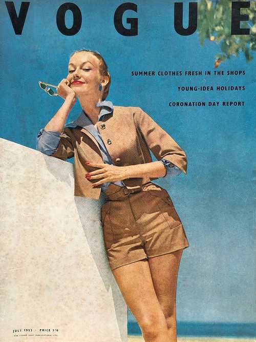 British Vogue Cover July 1953