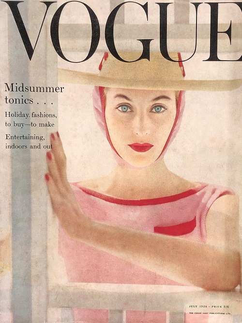 British Vogue Cover July 1954