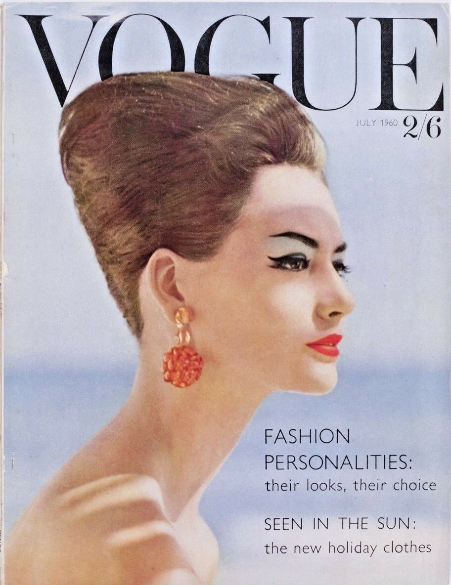 British Vogue Cover July 1960